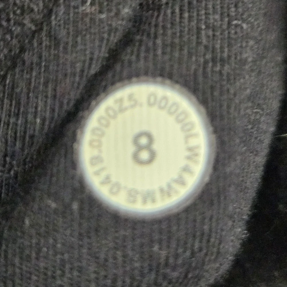 Lululemon Women Hoodie 8 Black Scuba Embroidery‎ Fleece Activewear Zipper